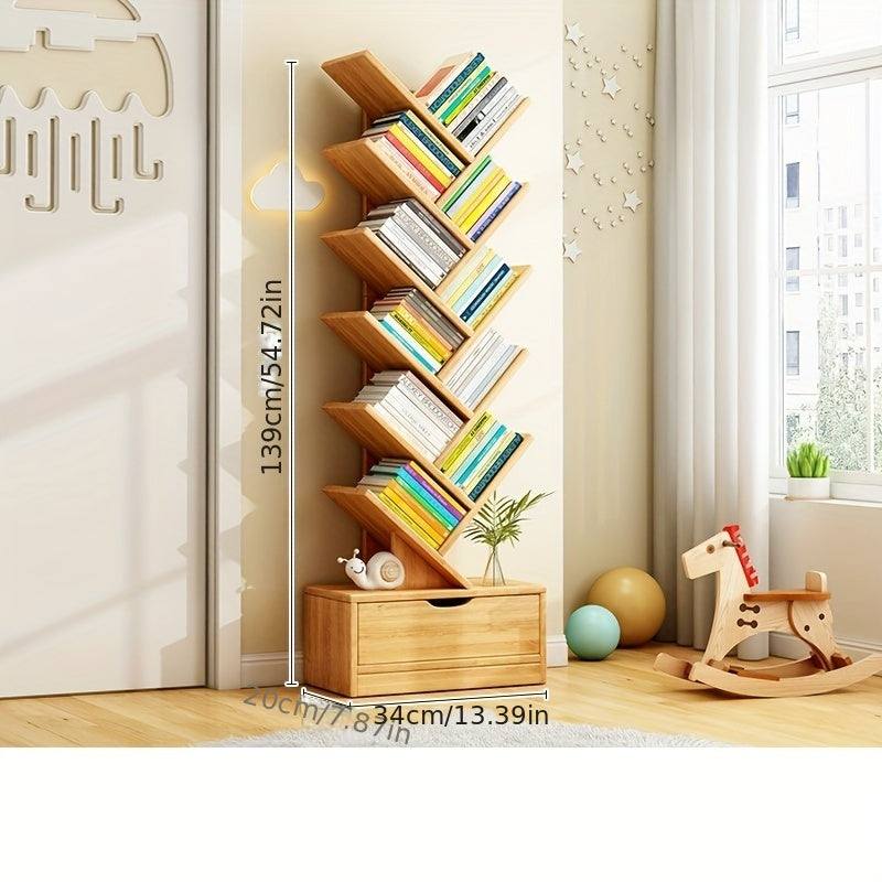 TreeShelf Vertical Bookcase – Stylish & Space-Saving Storage Solution