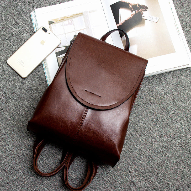 LuxeLeather – Trendy Leather Backpack for Women | Stylish, Versatile & Sustainable Design