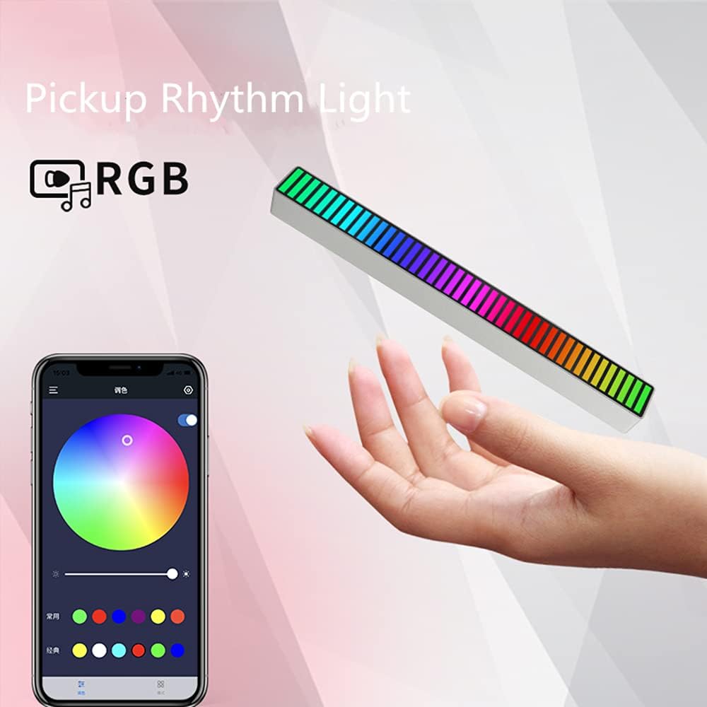 Smart Sound-Activated RGB Light Bar | Music Sync LED Ambient Lighting
