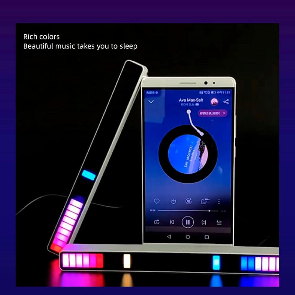 Smart Sound-Activated RGB Light Bar | Music Sync LED Ambient Lighting