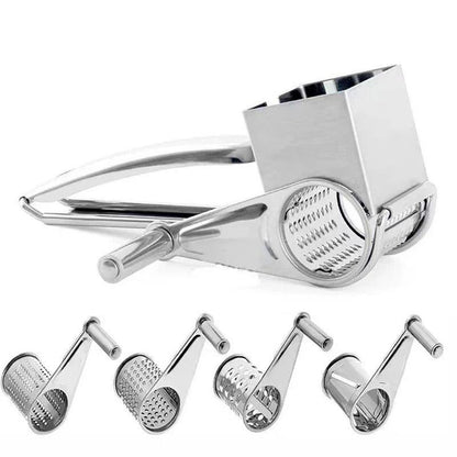 Rotary Cheese Grater – Stainless Steel Kitchen Essential for Effortless Grating