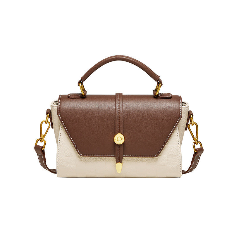 Luxury Genuine Leather Shoulder Bag – Elegant Crossbody Handbag