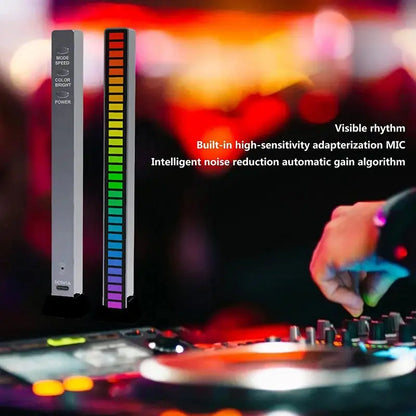 Smart Sound-Activated RGB Light Bar | Music Sync LED Ambient Lighting