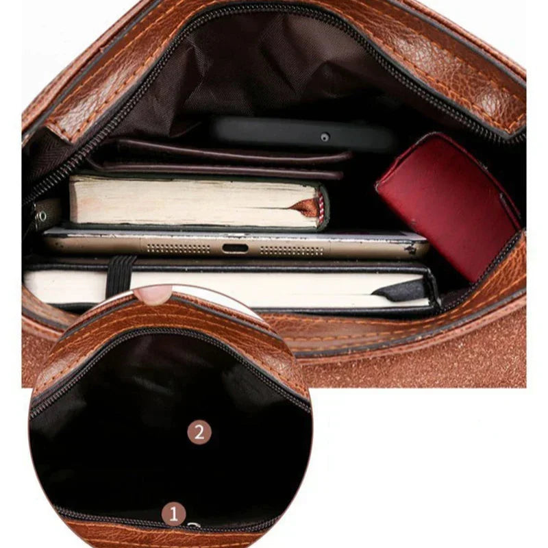 Lars | Minimalist Large Leather Shoulder Bag