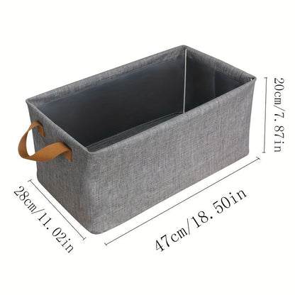 Foldable Storage Box for Clothes – Space-Saving Fabric Organizer for Wardrobe, Shelves & Under-Bed Use
