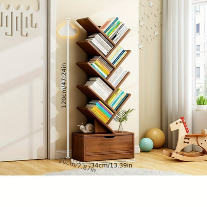 TreeShelf Vertical Bookcase – Stylish & Space-Saving Storage Solution