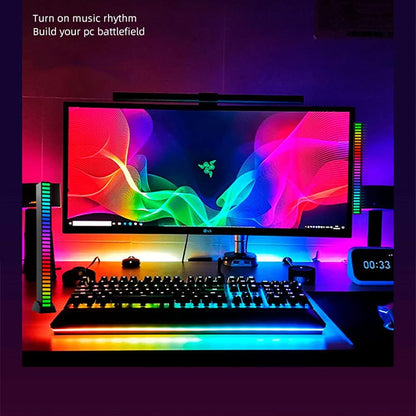 Smart Sound-Activated RGB Light Bar | Music Sync LED Ambient Lighting