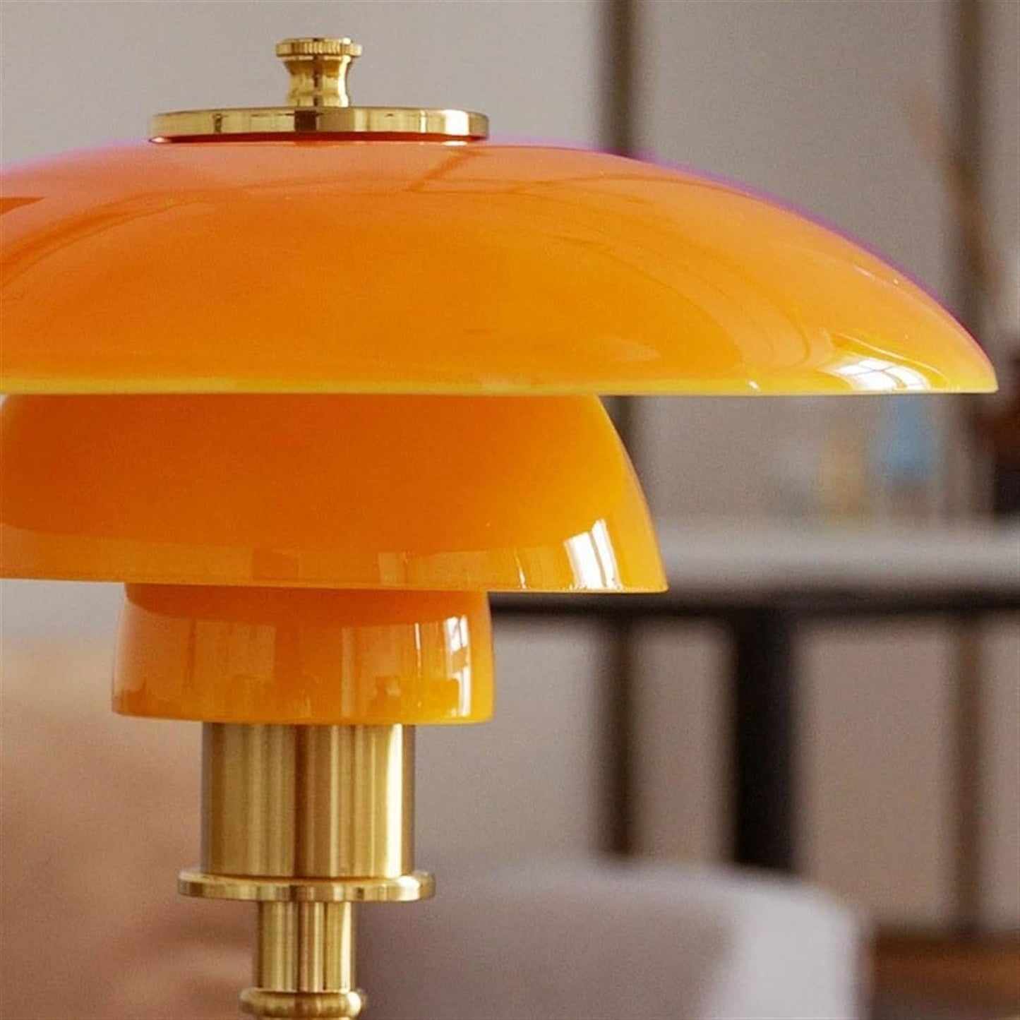 Lena Designer Nordic LED Table Lamp – Scandinavian Glass Accent Light for Modern Interiors