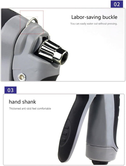 AquaBlitz High-Pressure Spray Gun – Universal Hose Attachment for Powerful Cleaning