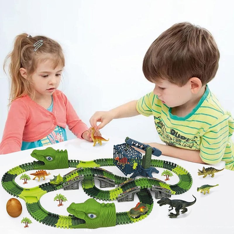 SpeedFlex Track – Flexible Glow-in-the-Dark Racing Track with LED Cars