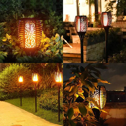 SolarFlare – Outdoor Solar Torch with Realistic Flickering Flame & Weatherproof Design