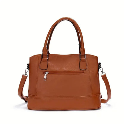 Sophie Vintage-Style PU Leather Crossbody Handbag – Elegant Classic Shoulder Bag for Women