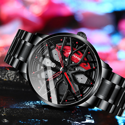 Elegant Racecar Watch – Unique Timepiece Inspired by Motorsport Precision