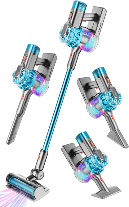 4-in-1 Kids Vacuum Cleaner | Real Working Toy Vacuum with Lights & Sounds