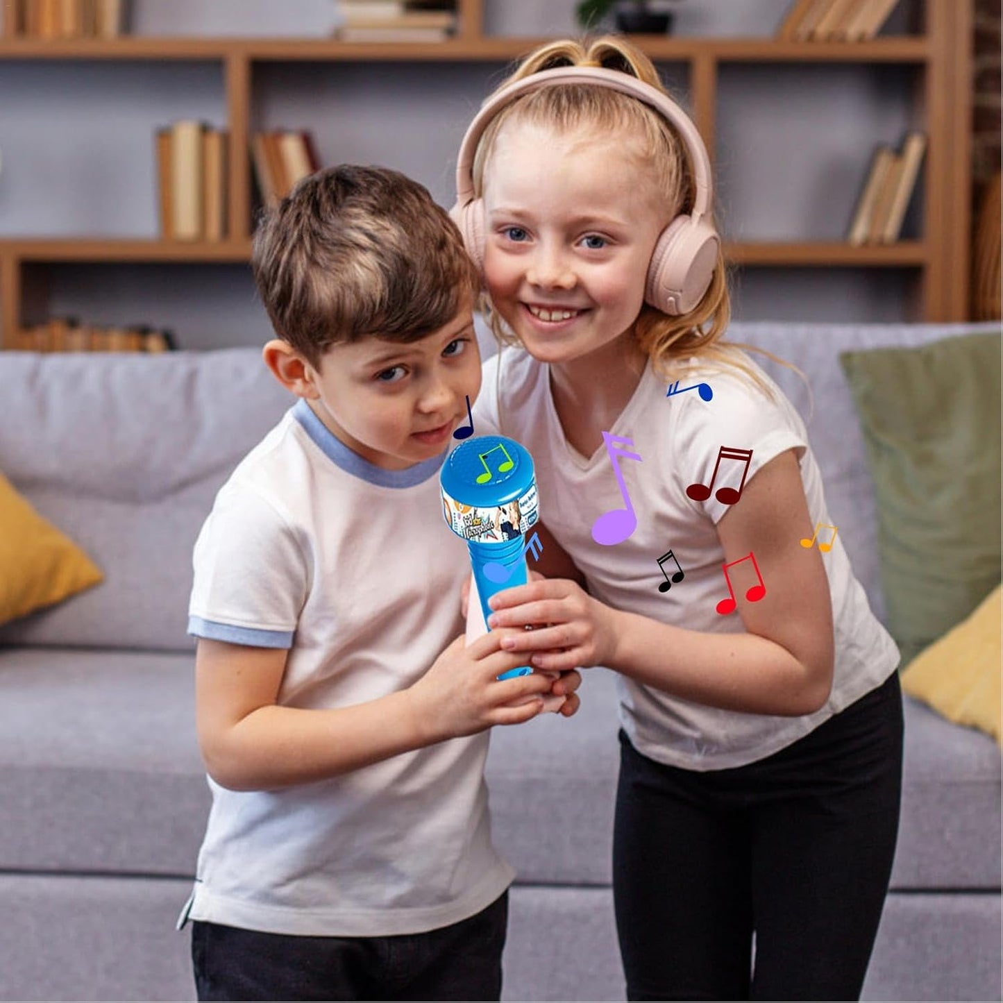 Kids Karaoke Microphone with Adjustable Stand – Interactive Singing & Music Toy