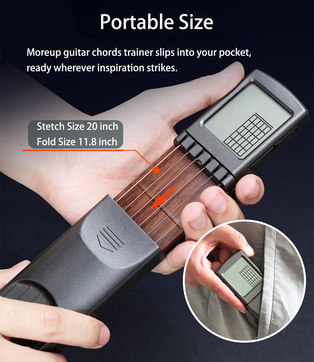 ChordMaster Guitar Chord Trainer – Portable Practice for Beginners & Pros