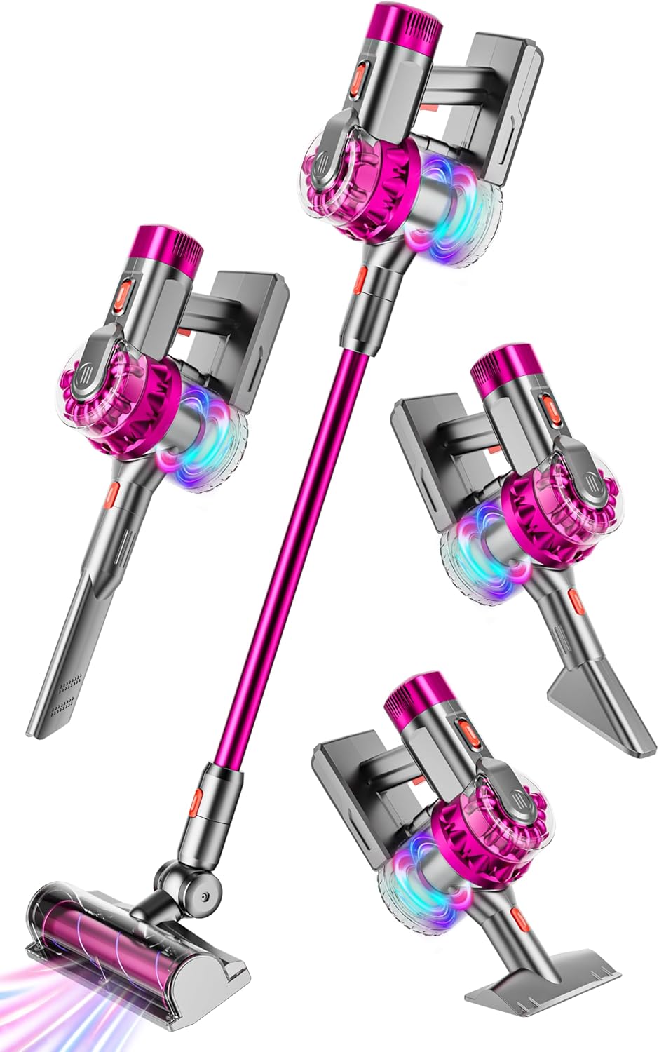 4-in-1 Kids Vacuum Cleaner | Real Working Toy Vacuum with Lights & Sounds