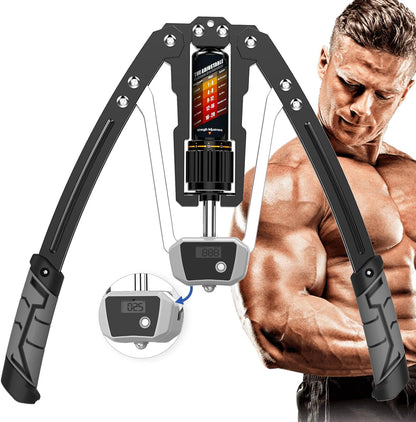 TwisterPro Adjustable Hydraulic Arm Exerciser – 10 to 200KG Upper Body Strength Trainer