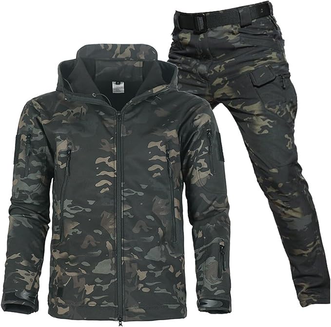 MaxShield™ | Waterproof & Windproof Outdoor Set with Fleece Lining and Six Pockets