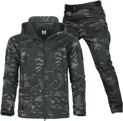 MaxShield™ | Waterproof & Windproof Outdoor Set with Fleece Lining and Six Pockets