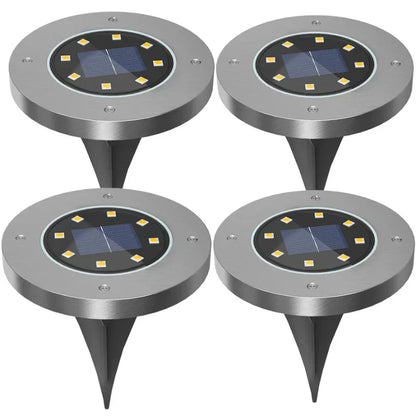 Solar Ground Lights – Weatherproof Outdoor LED Pathway Lighting Powered by the Sun