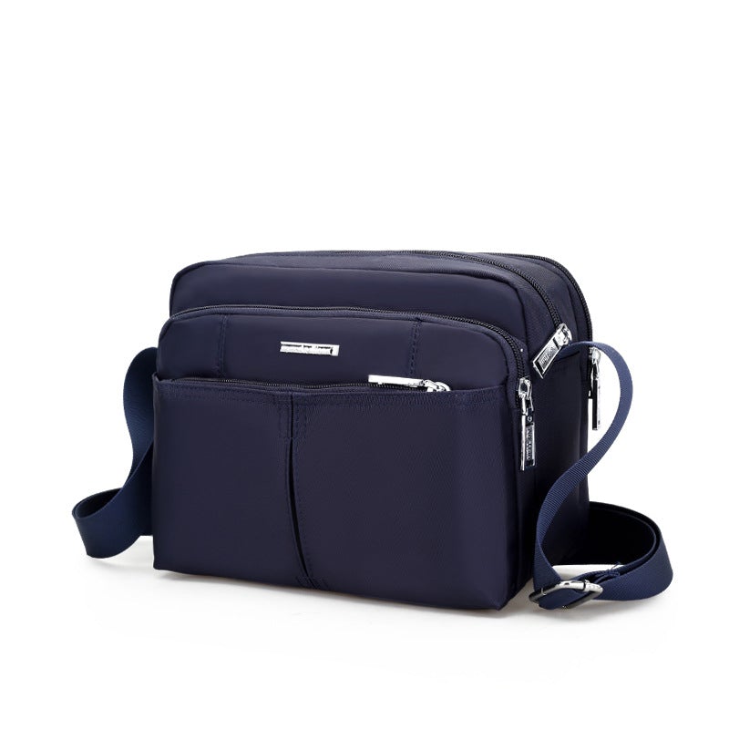 Waterproof Multi-Pocket Shoulder Messenger Bag for Everyday Use