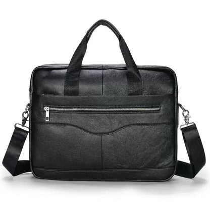 Ventolini Genuine Leather Men's Shoulder Bag – Adjustable Strap Crossbody with Spacious Interior