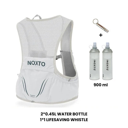 Trail Running Hydration Vest – Includes 2 Soft Flasks