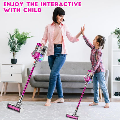 4-in-1 Kids Vacuum Cleaner | Real Working Toy Vacuum with Lights & Sounds