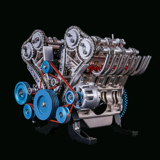 ClassicCylinderCraft – V8 Engine Block Ornament for Car Enthusiasts & Vintage Decor