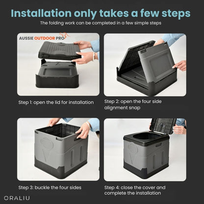 Portable Folding Toilet – Ideal for Camping, Festivals & Travel