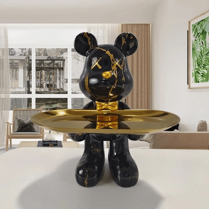 Artistic Bear Storage Tray – Stylish Home Decor & Functional Organizer