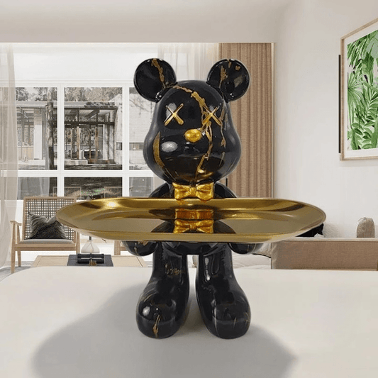 Artistic Bear Storage Tray – Stylish Home Decor & Functional Organizer