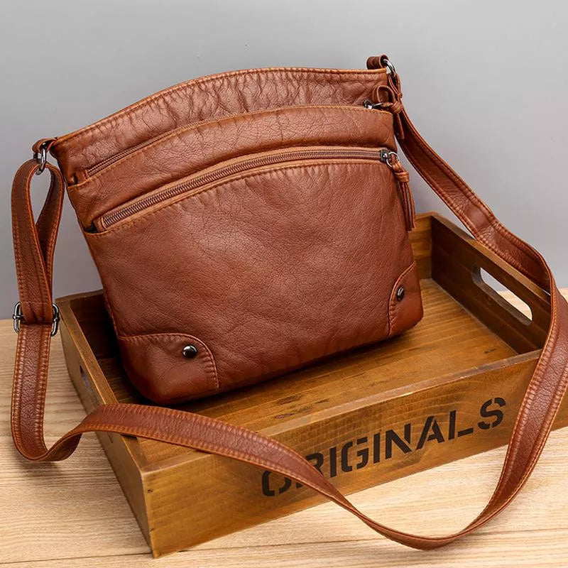 ElegantCraft – Genuine Leather Shoulder Bag for Women | Stylish, Durable & Versatile Design