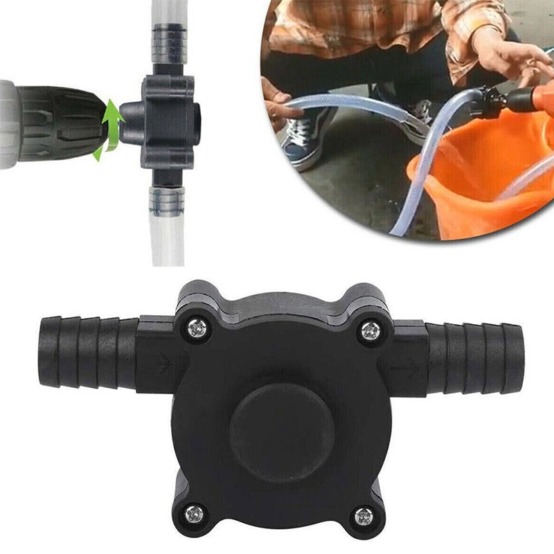 Self-Priming Transfer Pump | Fast Liquid Transfer with Electric Drill – Compact & Battery-Free
