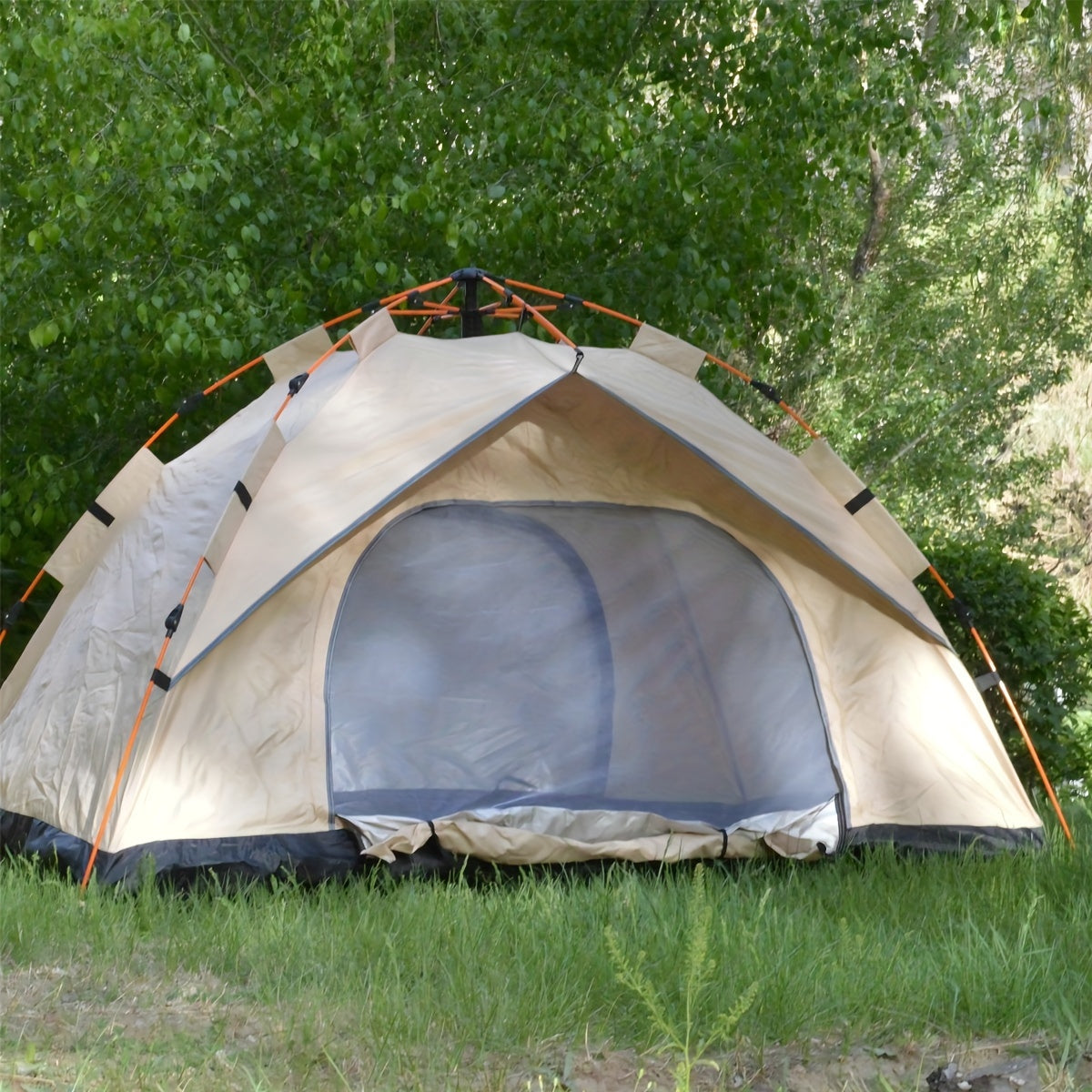 QuickCamp 4-Person Pop-Up Tent with UV Protection – Instant Setup Camping Shelter
