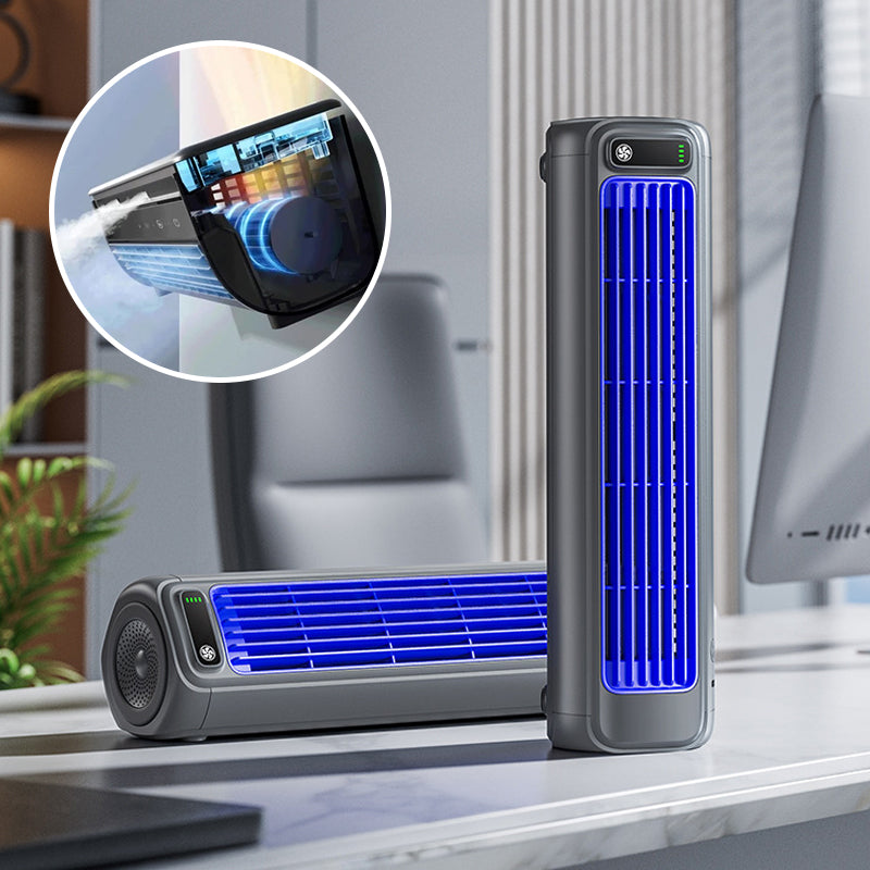 AirWave – Portable Rechargeable Air Conditioner with 12-Hour Battery Life