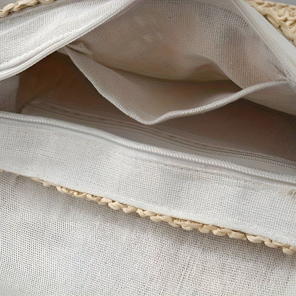 Woven Beach Bag – Lightweight Summer Tote for Beach & Everyday Use