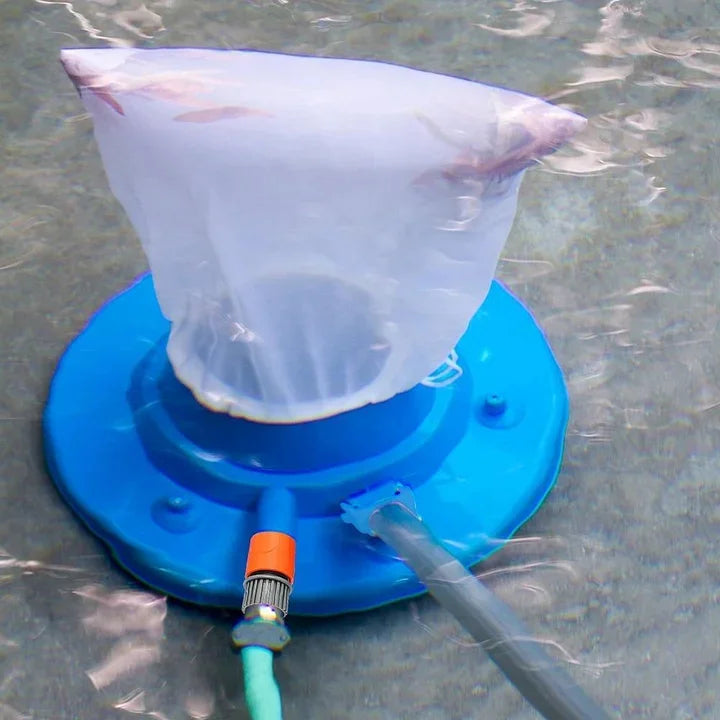 AquaVac – Chemical-Free Pool Vacuum Cleaner with Powerful Hose Suction for Leaves, Dirt & Debris