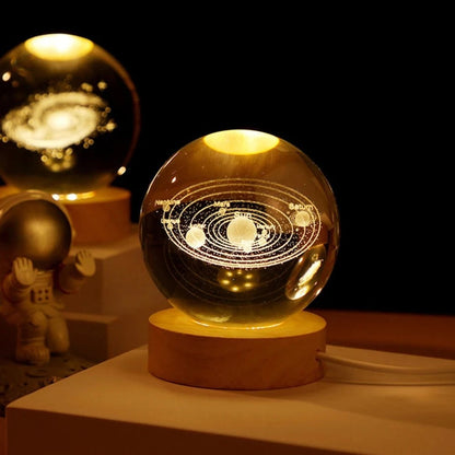 Astrona – Magical LED Table Lamp with Planets and Galaxy Design