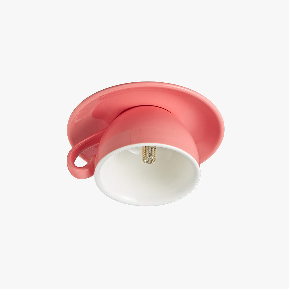 VibrantGlow Chandelier – Elegant Colourful Ceramic Ceiling Light for Living & Bedroom Décor