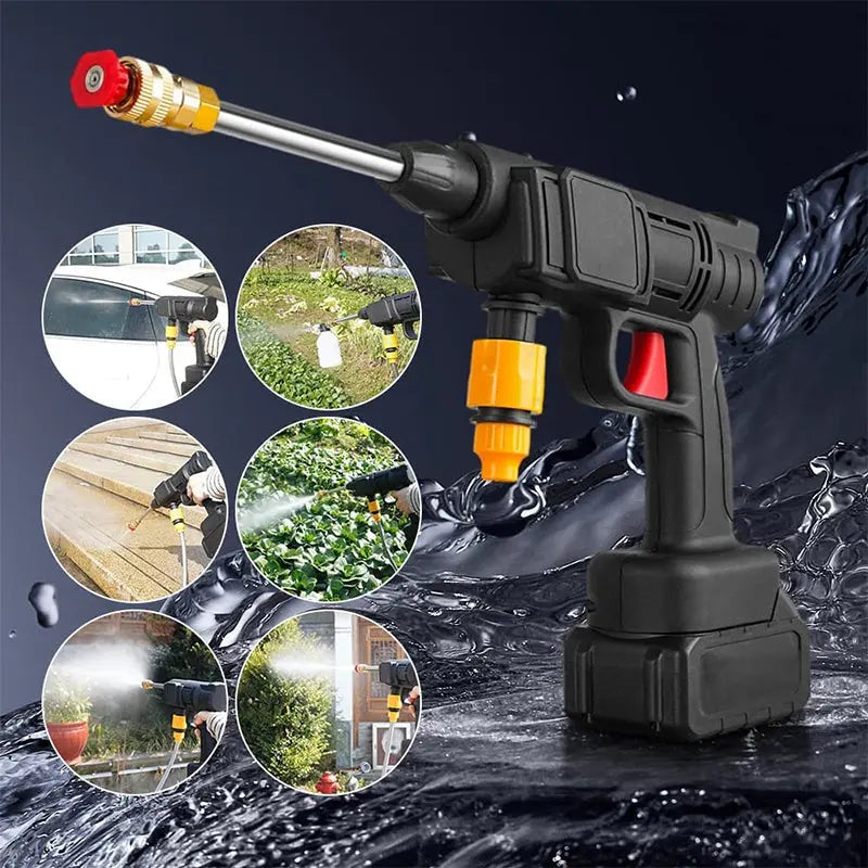 HydroClean | Cordless High-Pressure Washer for Versatile Cleaning