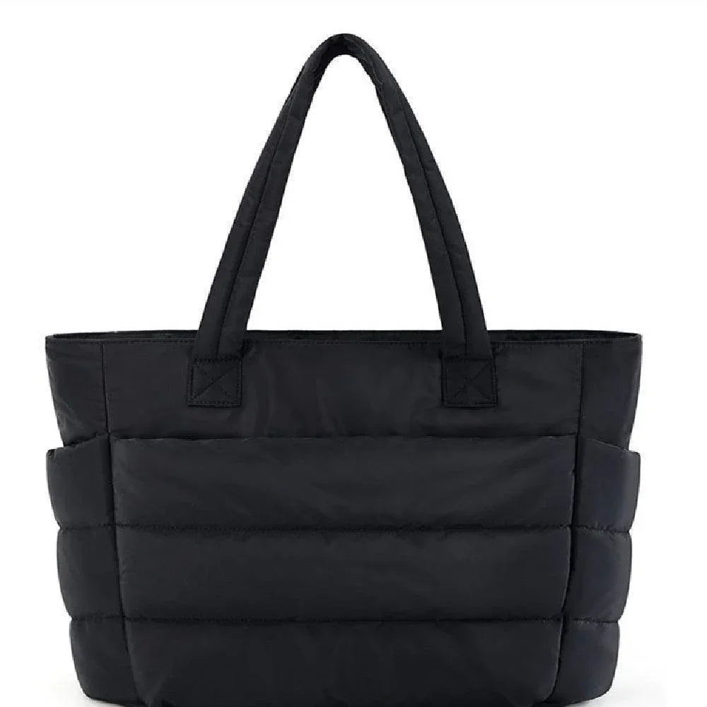 Cloud Puffer Tote Bag – Lightweight Quilted Shoulder Bag for Women