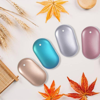 WarmCharge – Rechargeable Hand Warmer with Built-In Power Bank | Portable Winter Essential
