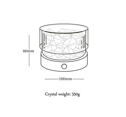 SereniStone Crystal Stone Aromatherapy Diffuser