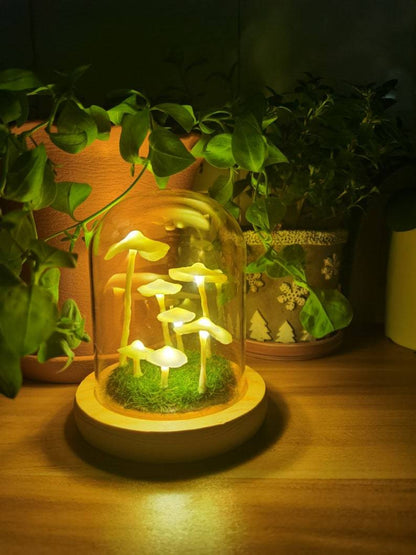 Enchanted Mushroom DIY Glass Lamp Kit – Create Your Own Magical Night Light