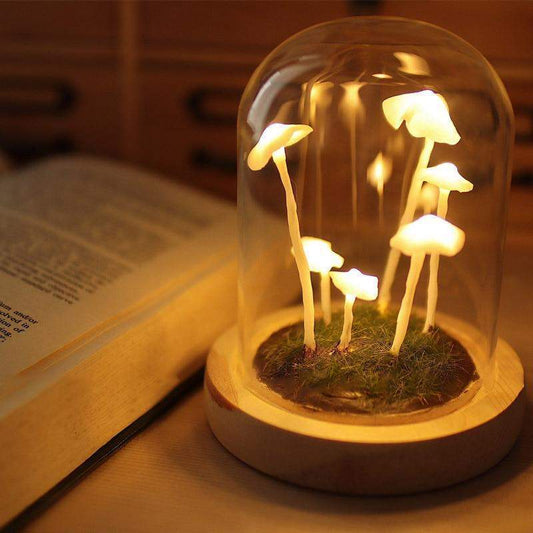 Enchanted Mushroom DIY Glass Lamp Kit – Create Your Own Magical Night Light