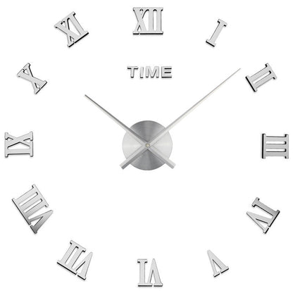 Elegance Wall Clock – Large Modern Geometric DIY Quartz Clock for Living Room