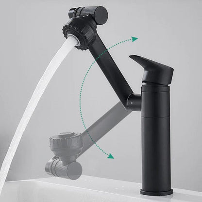 FLEXISPOUT – Flexible 360° Basin Tap with Spray Function
