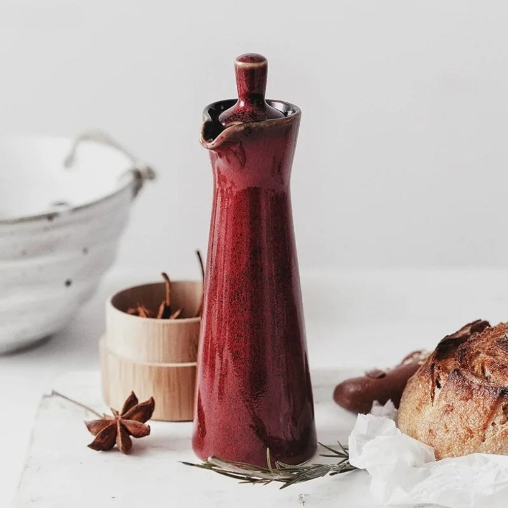 EcoPour – Elegant Drip-Free Glass Oil Dispenser | Stylish & Sustainable Kitchen Accessory